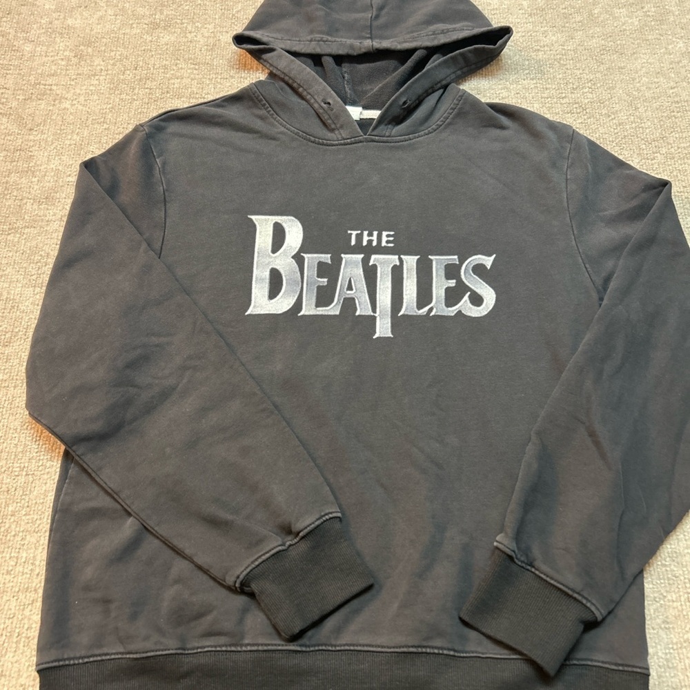 The Beatles Charcoal Gray Hoodie